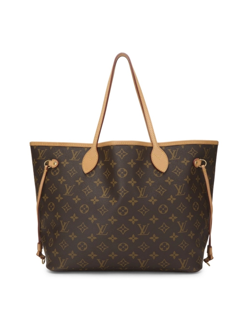 Louis Vuitton Monogram Canvas Neverfull Tote in Brown and Tan